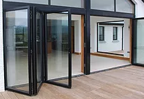 3 Metre, 3 Leaf Aluminium     Bi Fold Door